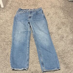 Abercrombie 90s Straight Ultra High Rise 26 Curve Love XS
